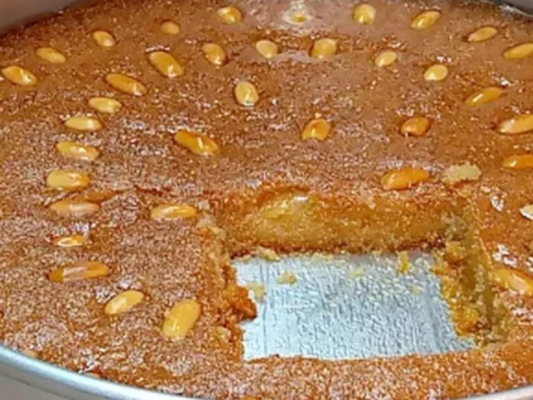 طريقة عمل البسبوسة والسعرات الحرارية في القطعة الواحدة 