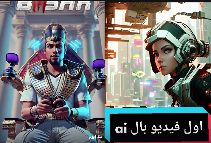 طريقة عمل تريند التيك توك الخاص فيديو التحول بالذكاء الإصطناعي KAIBER