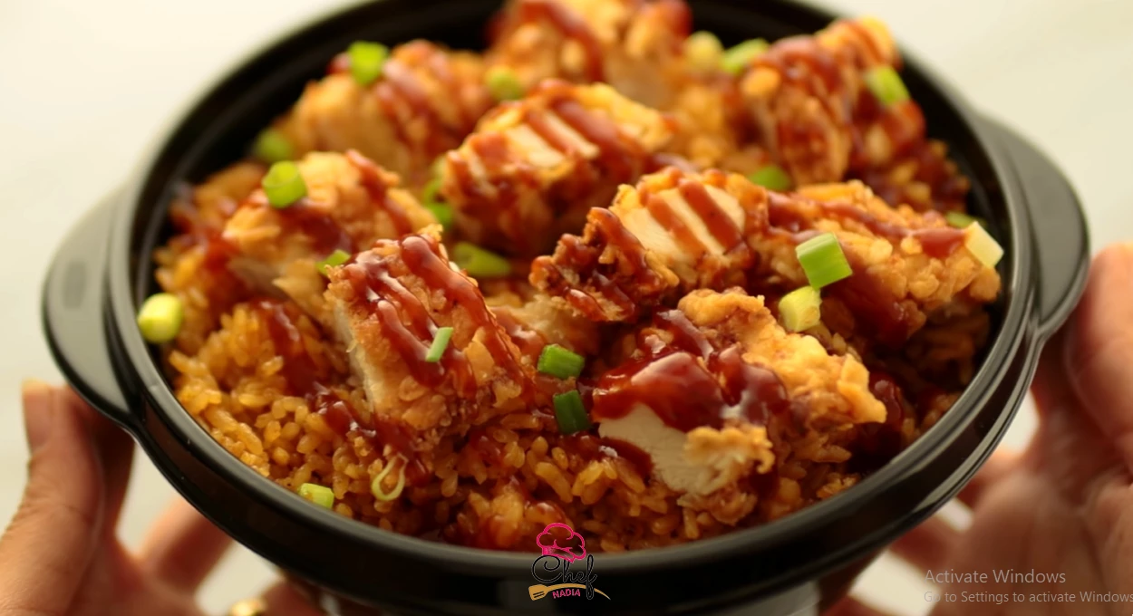 طريقة عمل أرز ريزو كنتاكي مع دجاج كنتاكي