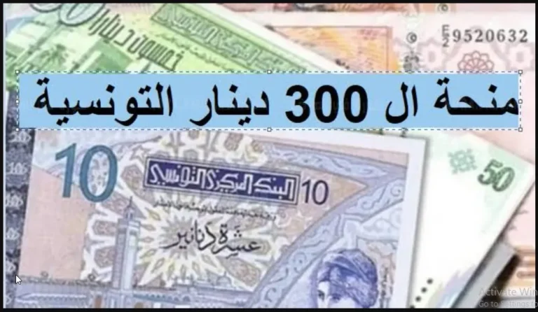منحة 300 دينار تونس خــلال وزارة الشؤون الاجتماعية
