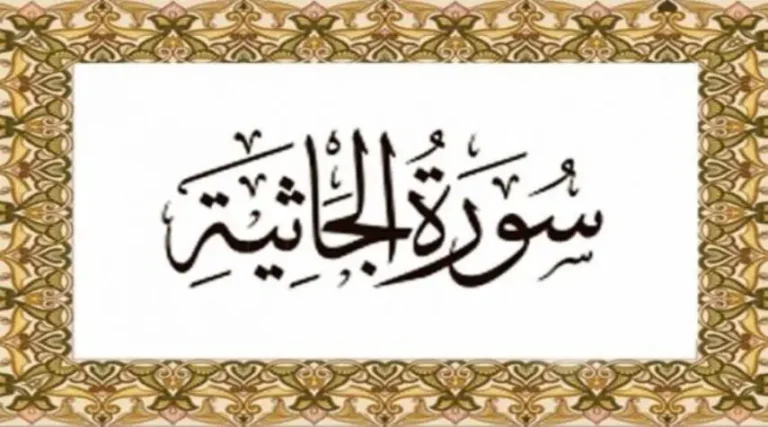 سورة الجاثية مكتوبة كاملة بالتشكيل | كتابة وقراءة