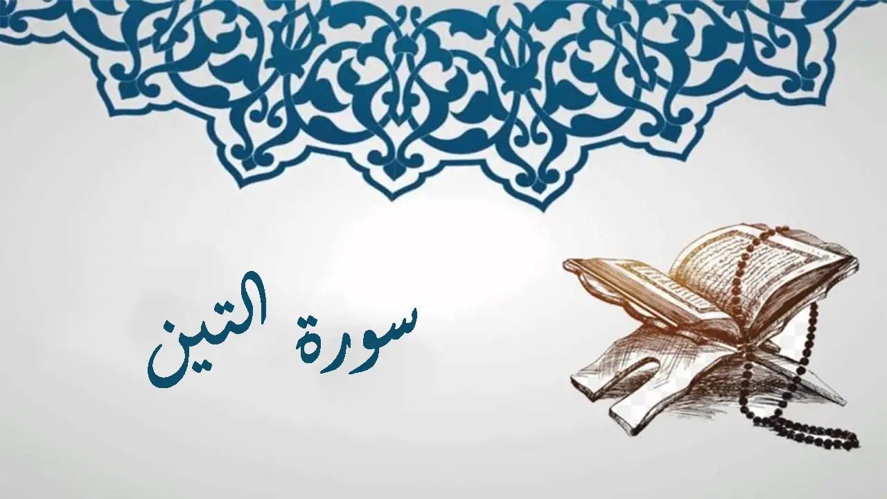 سورة التين مكتوبة كاملة بالتشكيل | كتابة وقراءة