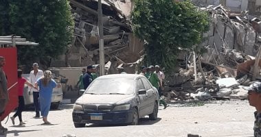 تفاصيل انهيار عقار النزهة مدينة نصر..والبحث عن المفقودين أسفل الأنقاض