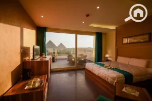 بجوار الاهرامات فرصة ستوديو استثماري ومعاه Open Roof جاهز للمعاينة للبيع ايجاره يوميا بالدولار (اعلى عائد
