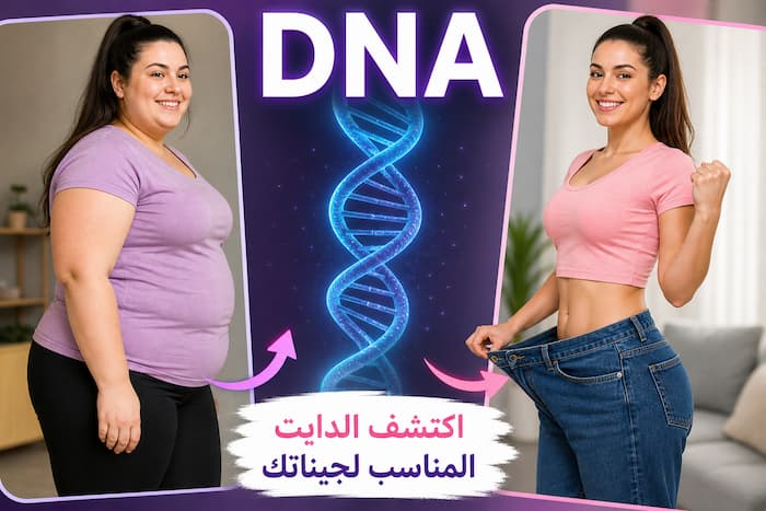 تحليل DNA للتخسيس في مصر 2026 .. اكتشف الدايت الوحيد اللي جسمك “مبرمج عليه” وخس بدون حرمان!
