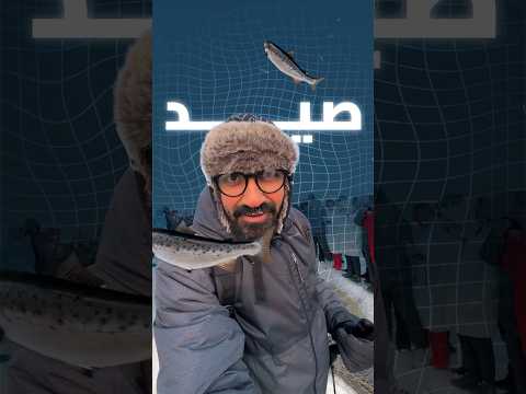 في الصين بيصطادوا السمك من الثلج !! 2026