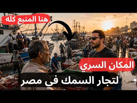 المكان اللي تجار السمك مش عاوزينك تعرفه عزبة البرج أرخص سوق سمك في مصر ومكان تصوير مسلسل تحت الوصاية