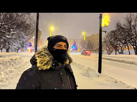 جالي اكتئاب من البرد 🥶 درجه الحرارة 40 تحت الصفر 💔مش قادر!!! 2026