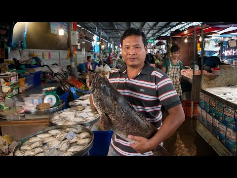 سوق السمك الشعبي في تايلاند 🇹🇭 2026