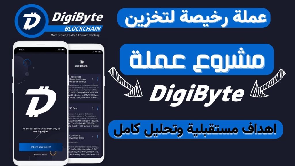 شرح مشروع عملة DGB | عملة رقمية رخيصه لتخزين