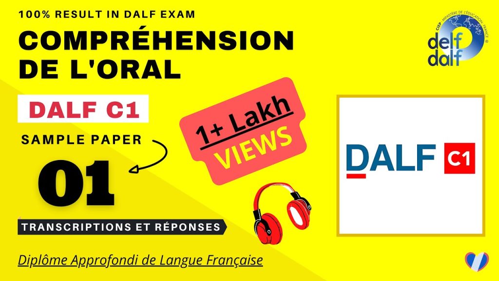 DALF C1 - Compréhension de l'oral [No. 01] | DALF C1 Listening Practice Test Online