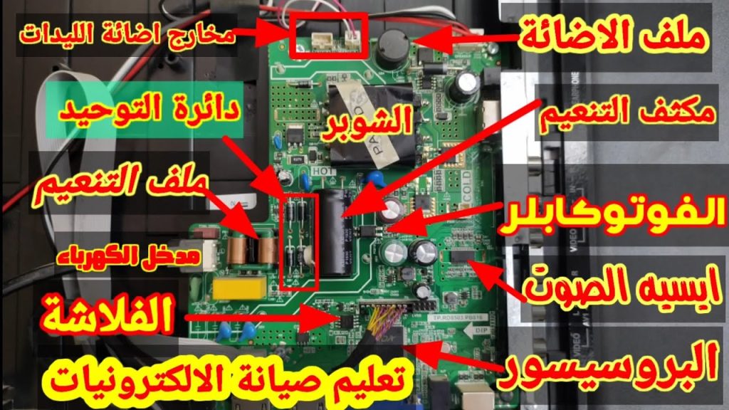 دورة تعليم صيانة الشاشات ج2