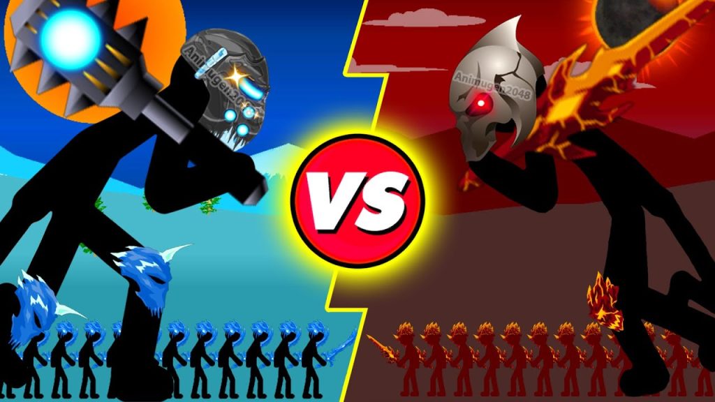 AURA MEGA GRIFFON vs LAVA ULTRA BOSS | Stick War Legacy Mod