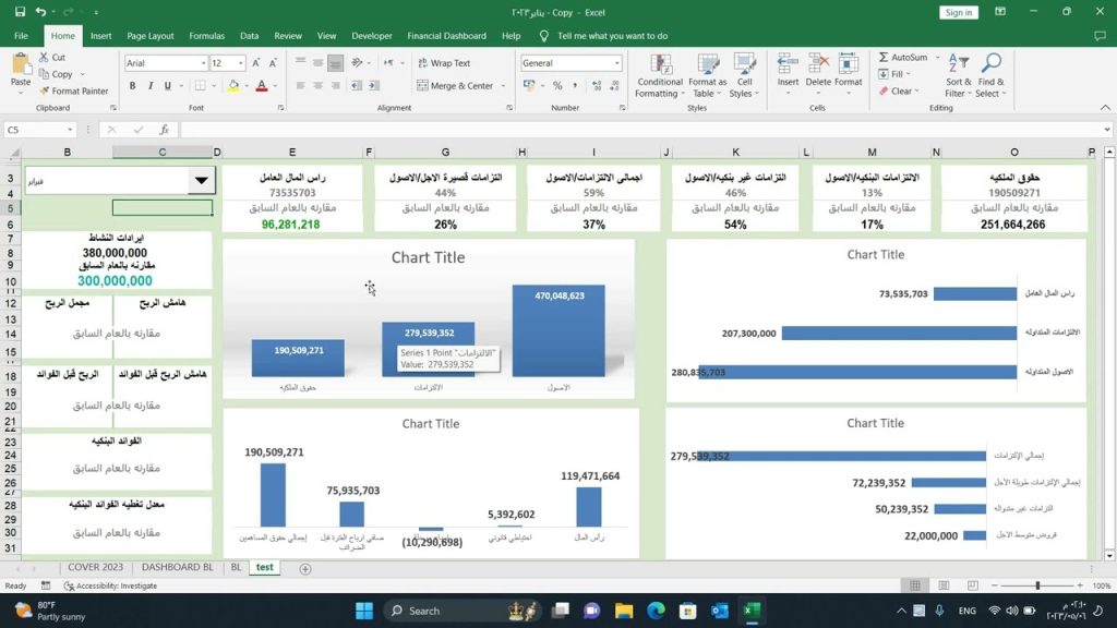 Financial statements on dashboard المحاضرة الاخيرة من القوائم الماليه على الداشبورد