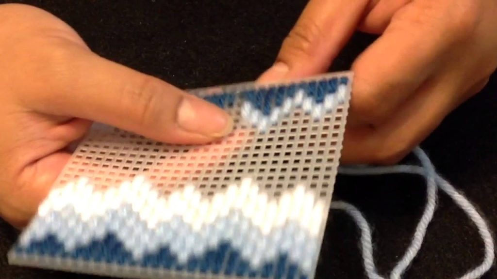 How to make plastic canvas coasters!