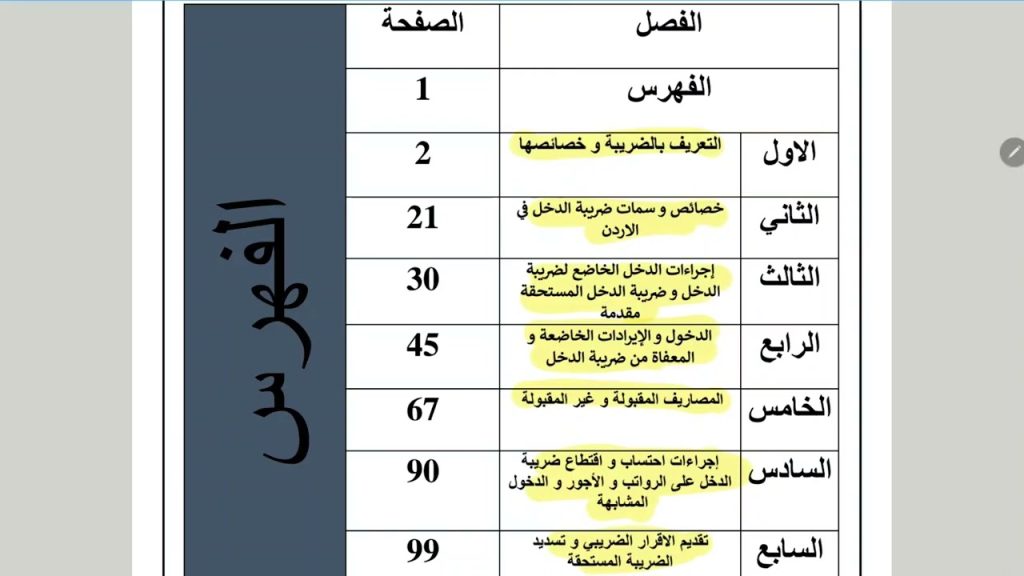 مقدمة محاسبة الضرائب