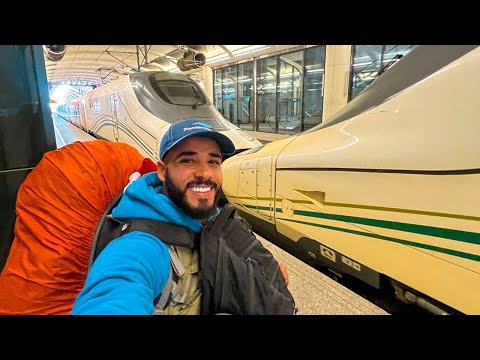 تجربة أسرع قطار في السعودية 🇸🇦 2026