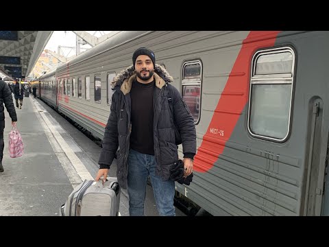 فلوج قصير | قضيت ليله في القطار الروسي من موسكو لسانت بطرسبيرغ 🇷🇺 #طاهرمسافر #shorts 2026