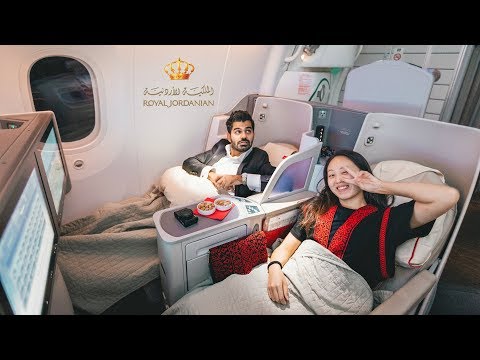 الدرجة الذهبية التاج على طيران الملكية الأردنية !! 22,000$ 2026