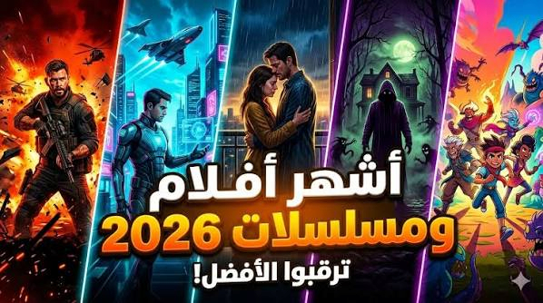أفضل الأفلام والمسلسلات الجديدة 2026 .. قائمة الأعمال التي خطفت أنظار المشاهدين حول العالم