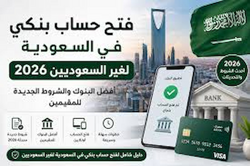 كيفية فتح حساب بنكي بدون إقامة في السعودية 2026 .. هل يمكن ذلك وما هي البدائل المتاحة ؟