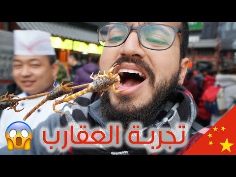تجربة أكل العقارب في الصين 2026
