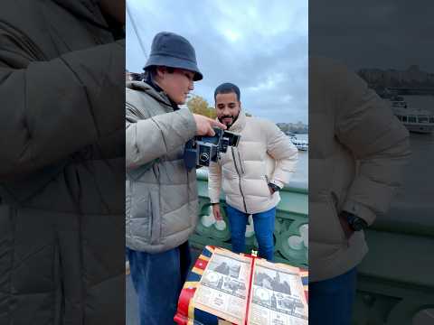 تذكار حلو اوي ممكن تعمله وتأخذه معك من سفريتك في لندن 🔥#طاهرمسافر 🦅 2026