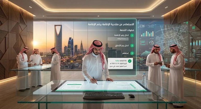 الاستعلام عن صلاحية الإقامة برقم الإقامة في السعودية 2026 | خطوات التحقق إلكترونيًا بسهولة