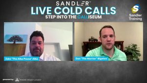 كورس LIVE COLD CALLS with Sandler Training Utah من الصفر
