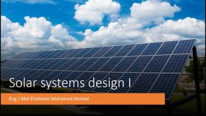 دورة الطاقة الشمسية PV systems course من الصفر باللغة العربية