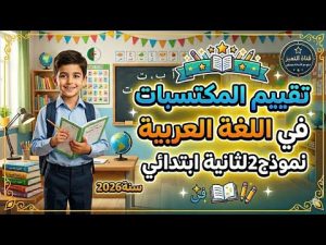 كورس تقييم المكتسبات لغة عربية سنة ثانية ابتدائي من الصفر