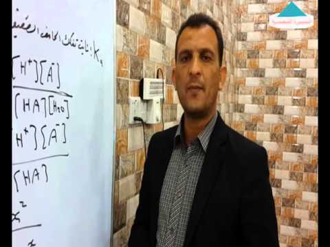الاتزان الآيوني الدرس الاول الجزء الثاني الاستاذ : احمد محسن النجار