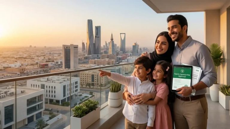 خطوات نقل الكفالة الأسرية في السعودية 2026 (استقدام الزوجة والأبناء) بالكامل