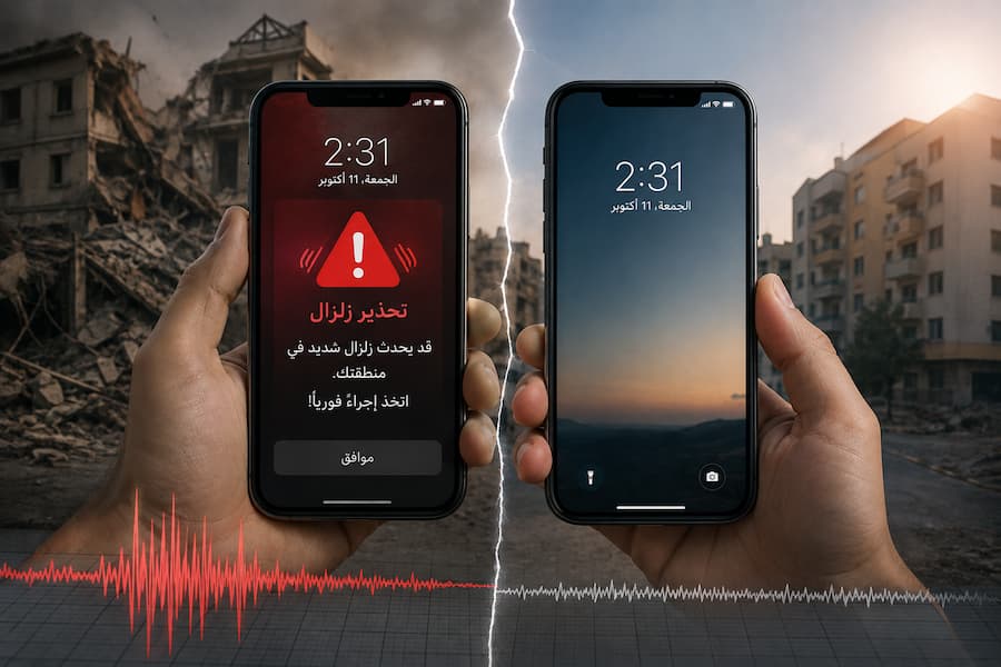 ليه ناس وصلها إشعار الزلزال وناس لا ؟.. السر في 6 أسباب قد لا تعرفها