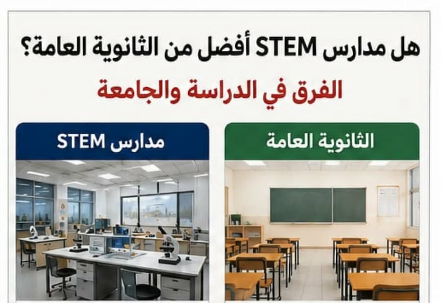 هل مدارس STEM أفضل من الثانوية العامة؟.. الفرق في الدراسة والجامعة 2026