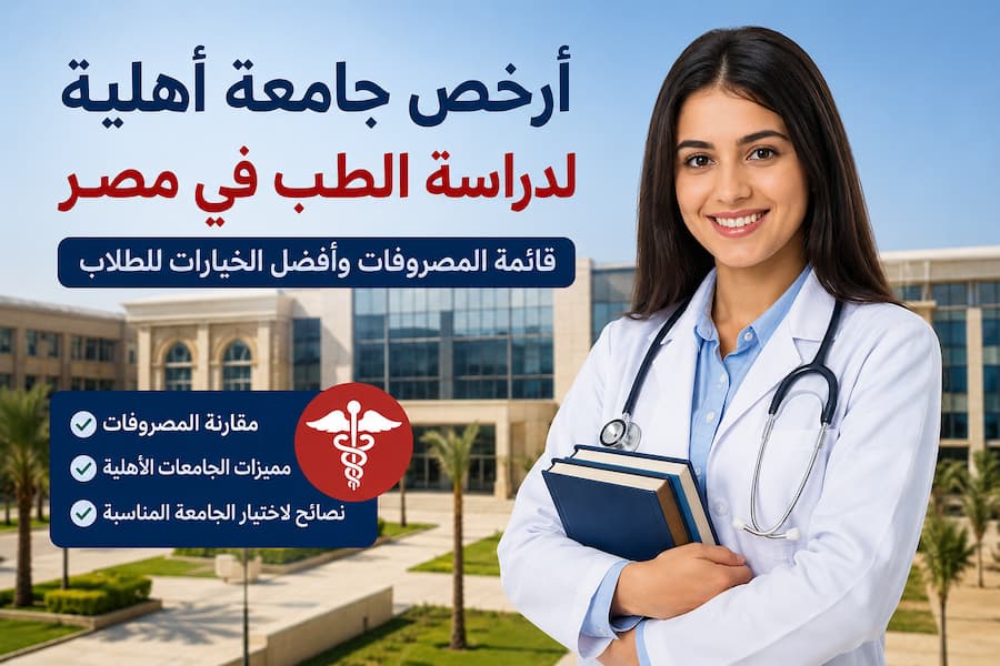 أرخص جامعة أهلية لدراسة الطب في مصر 2026.. قائمة المصروفات وأفضل الخيارات للطلاب