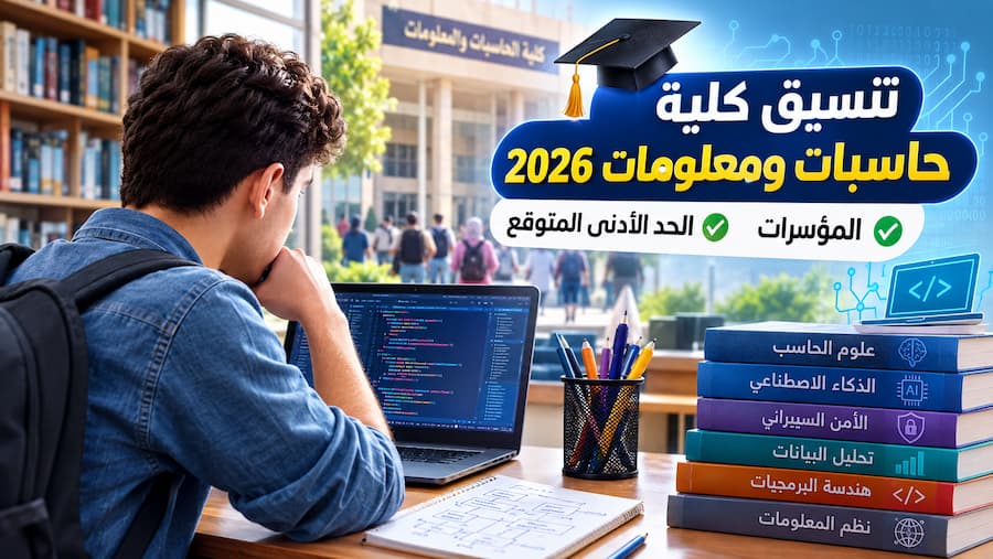 تنسيق كلية حاسبات ومعلومات 2026.. المؤشرات والحد الأدنى المتوقع للقبول