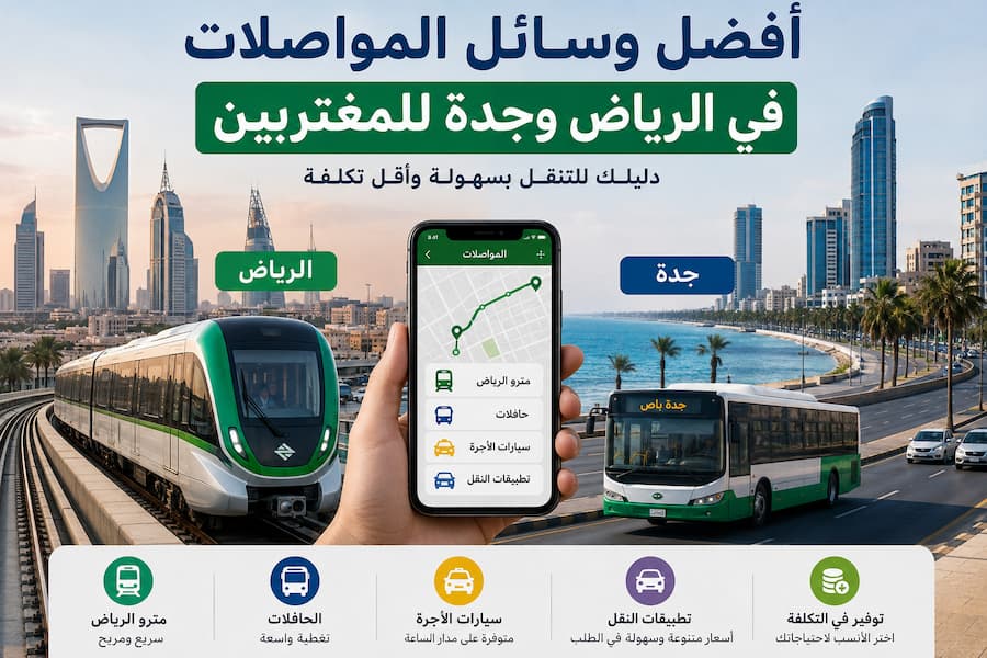 أفضل وسائل المواصلات في الرياض وجدة للمغتربين.. دليلك للتنقل بسهولة وأقل تكلفة