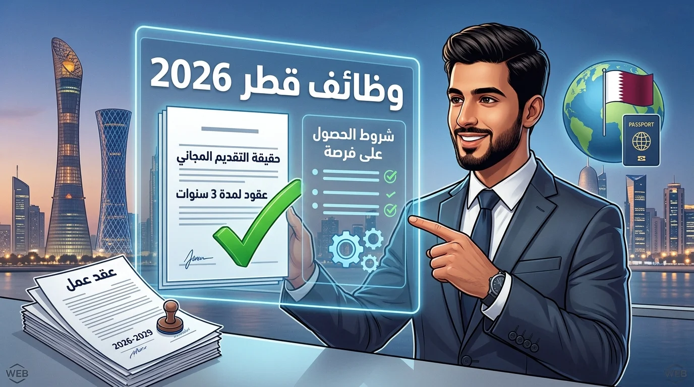 وظائف قطر 2026.. حقيقة التقديم على عقود عمل مجانية لمدة 3 أعوام وشروط الحصول على فرصة عمل