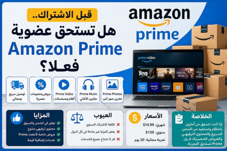قبل الاشتراك 2026 .. هل تستحق عضوية Amazon Prime فعلًا ؟