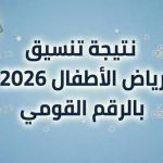 نتيجة تنسيق رياض الأطفال محافظة الجيزة 2026.. رابط الاستعلام بالرقم القومي