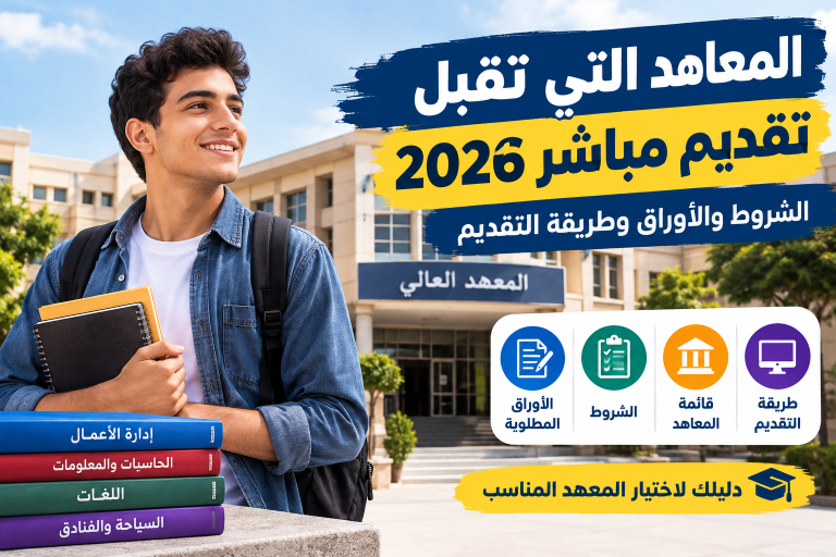 المعاهد التي تقبل تقديم مباشر 2026.. الشروط والأوراق وطريقة التقديم