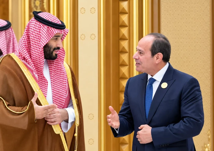 محمد بن سلمان في مصر.. تفاصيل الزيارة والملفات المطروحة على جدول المباحثات
