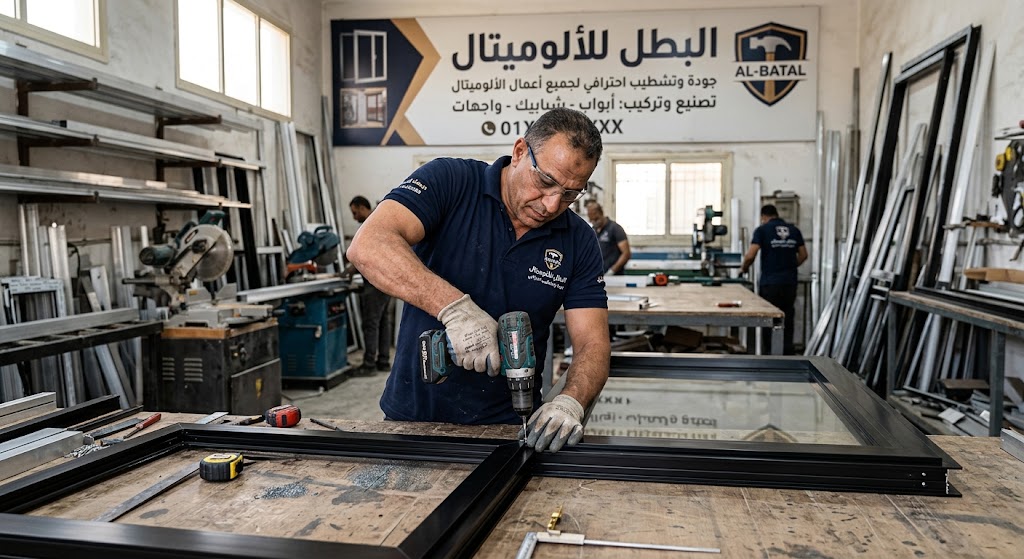 البطل للألوميتال.. جودة وتشطيب احترافي لجميع أعمال الألوميتال