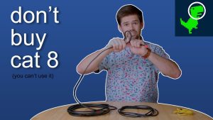 كورس "What network cable should you buy? - Overview of Ethernet cables (cat 5e vs cat 6 vs cat 8)" (Space
