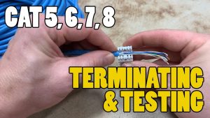 كورس Terminating/Testing Network Cables - CAT 3, CAT5, CAT6, CAT 7, CAT 8 (Electrician U), ...