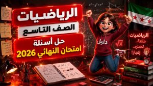 كورس رياضيات تاسع – الهندسة | شرح كامل مع مسائل وحلول